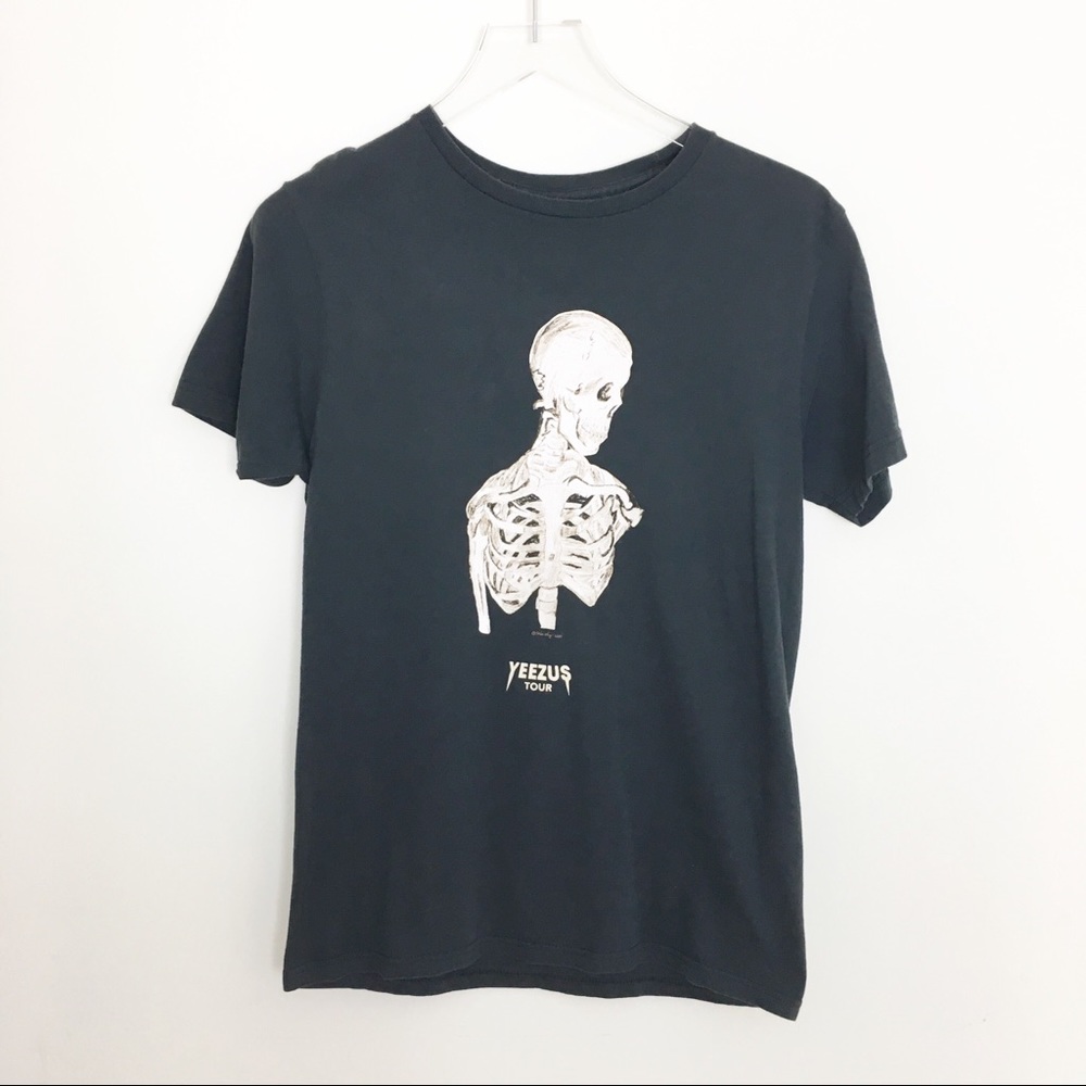 Yeezus Wes Lang Skeleton Shirt Official Tour rare